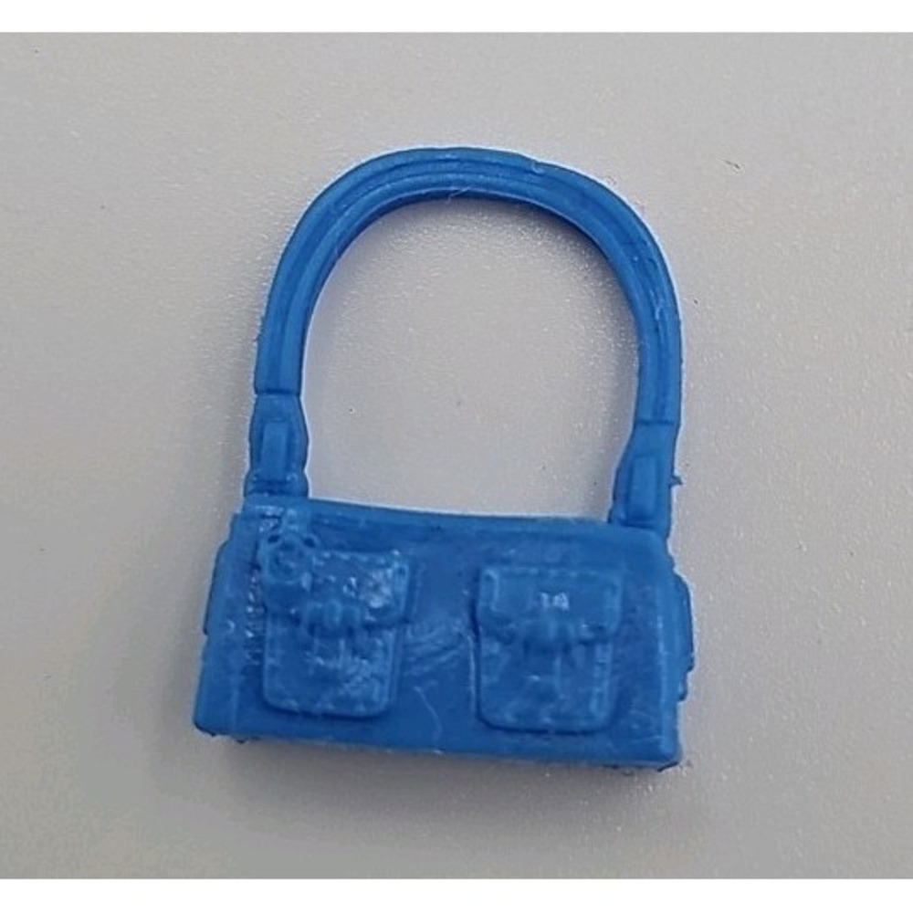 Vintage Polly Pocket - Blue Purse - Hand Bag